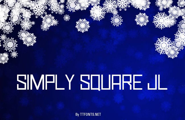 Simply Square JL example